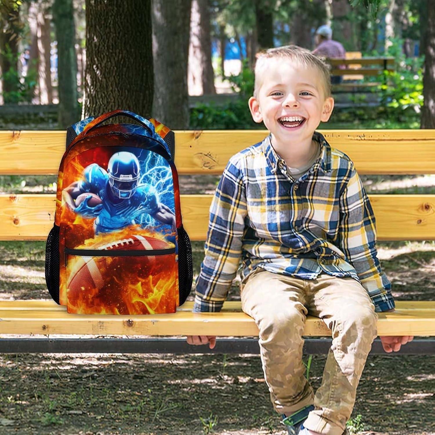 Mochila Escolar Infantil Deportiva 30.5x13.7x43.2 cm