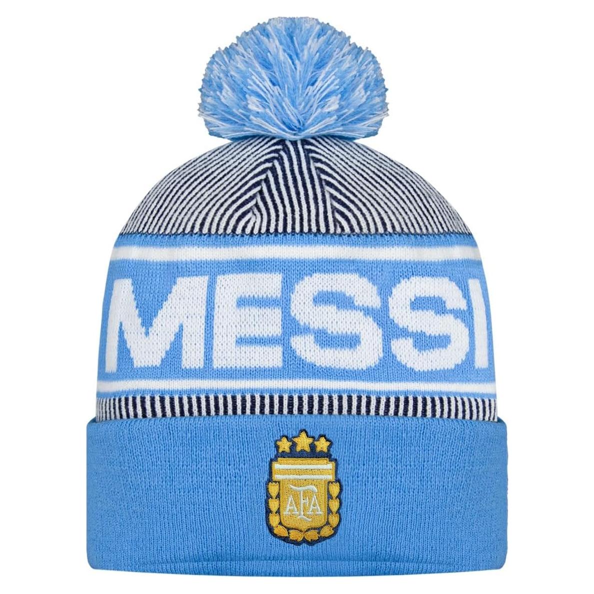 Gorro de Fútbol Icon Sports Argentina Messi 10 Azul Claro