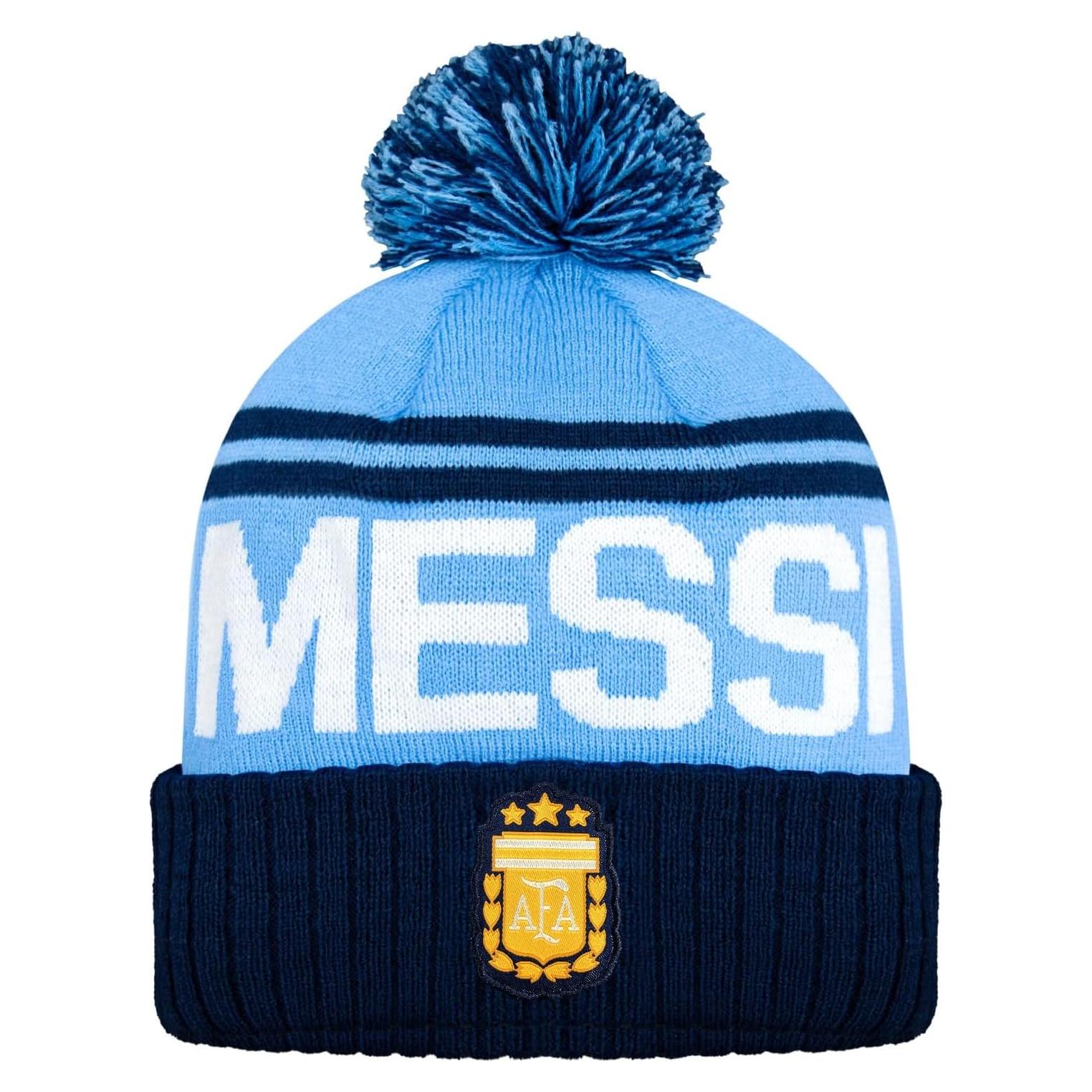 Gorro de Fútbol Hombre Icon Sports Argentina Messi 10 Azul