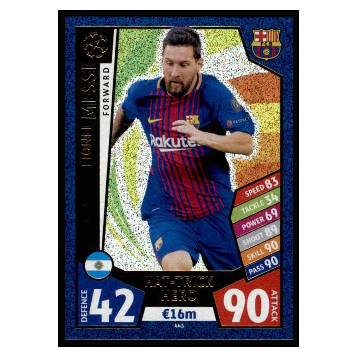 Tarjeta de Fútbol Topps Match Attax Lionel Messi 2017-18