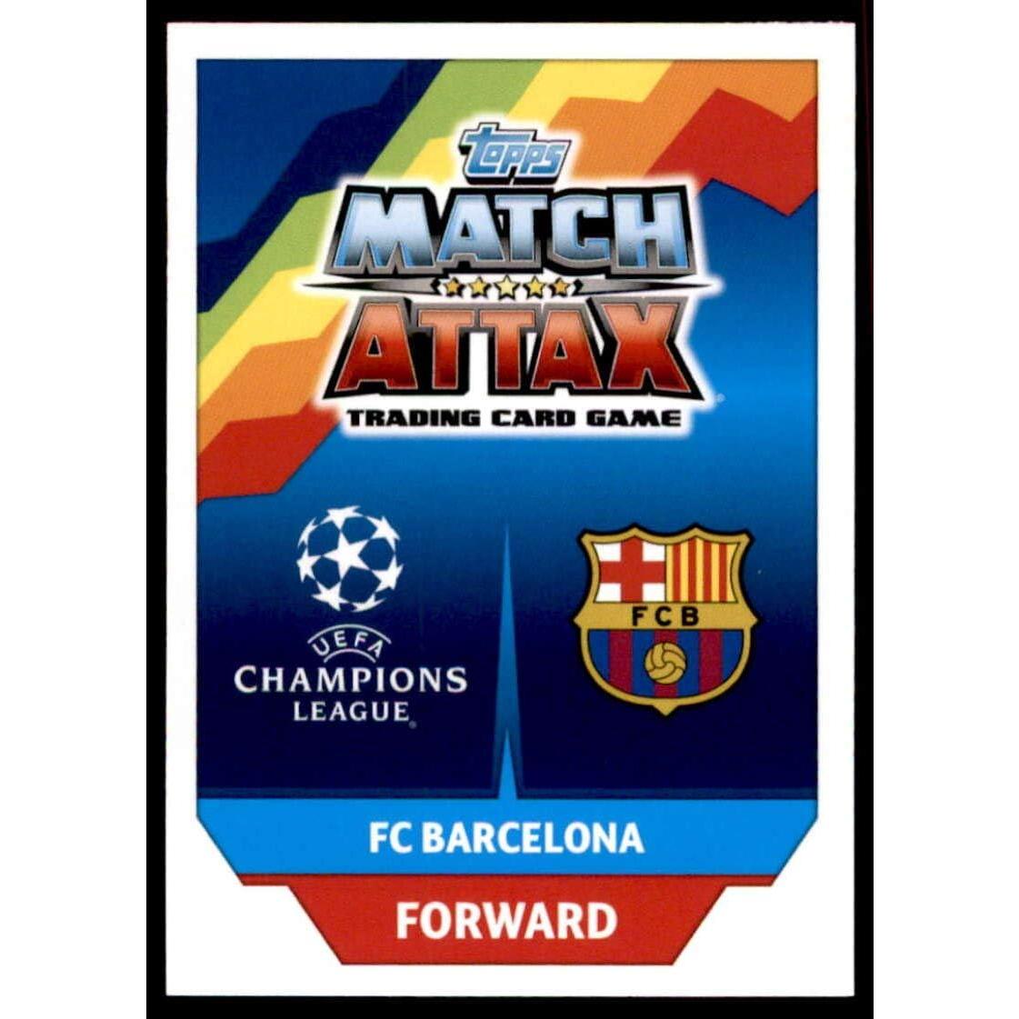 Tarjeta de Fútbol Topps Match Attax Lionel Messi 2017-18