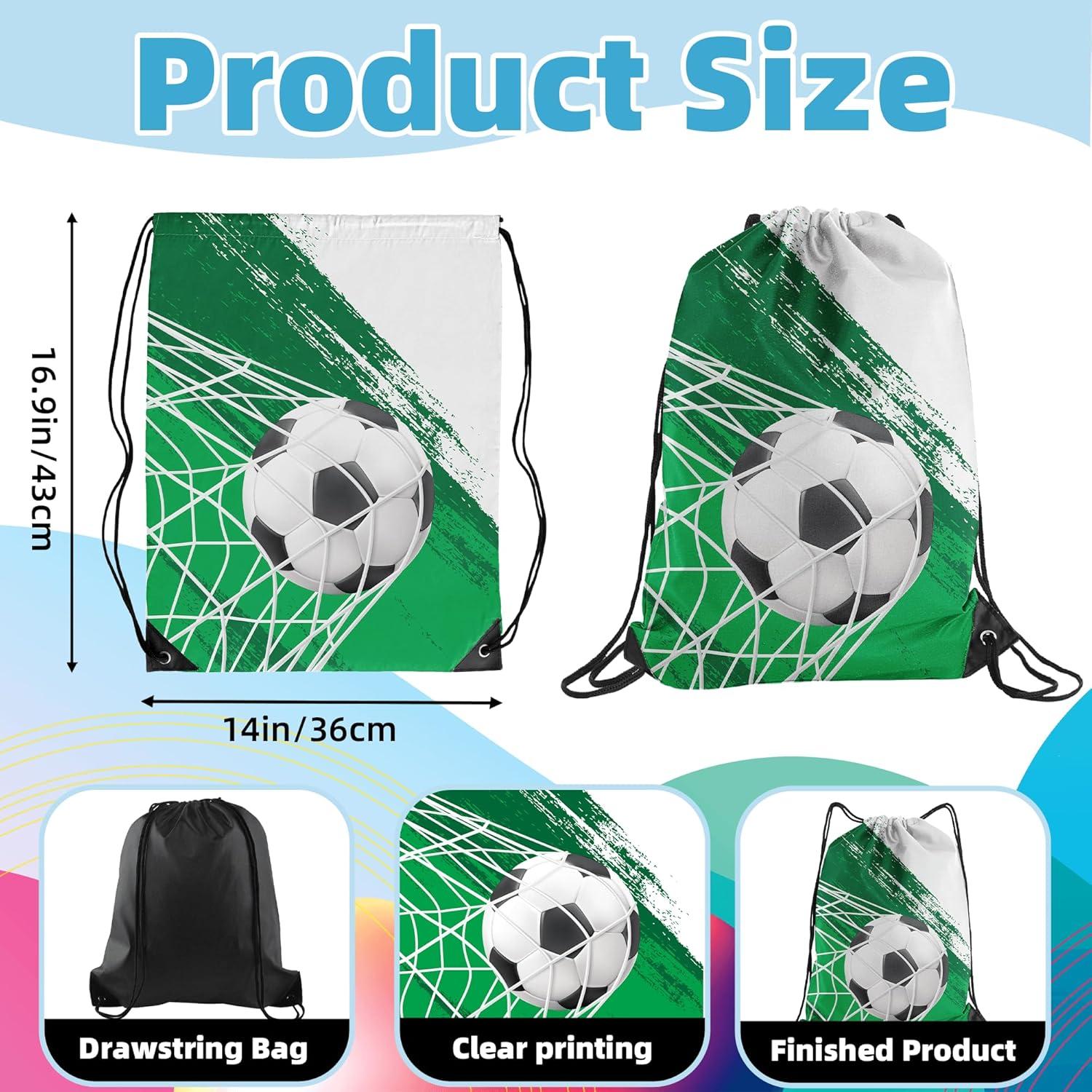 Mochila con cordón de fútbol HJKLONE 42x34 cm 30L