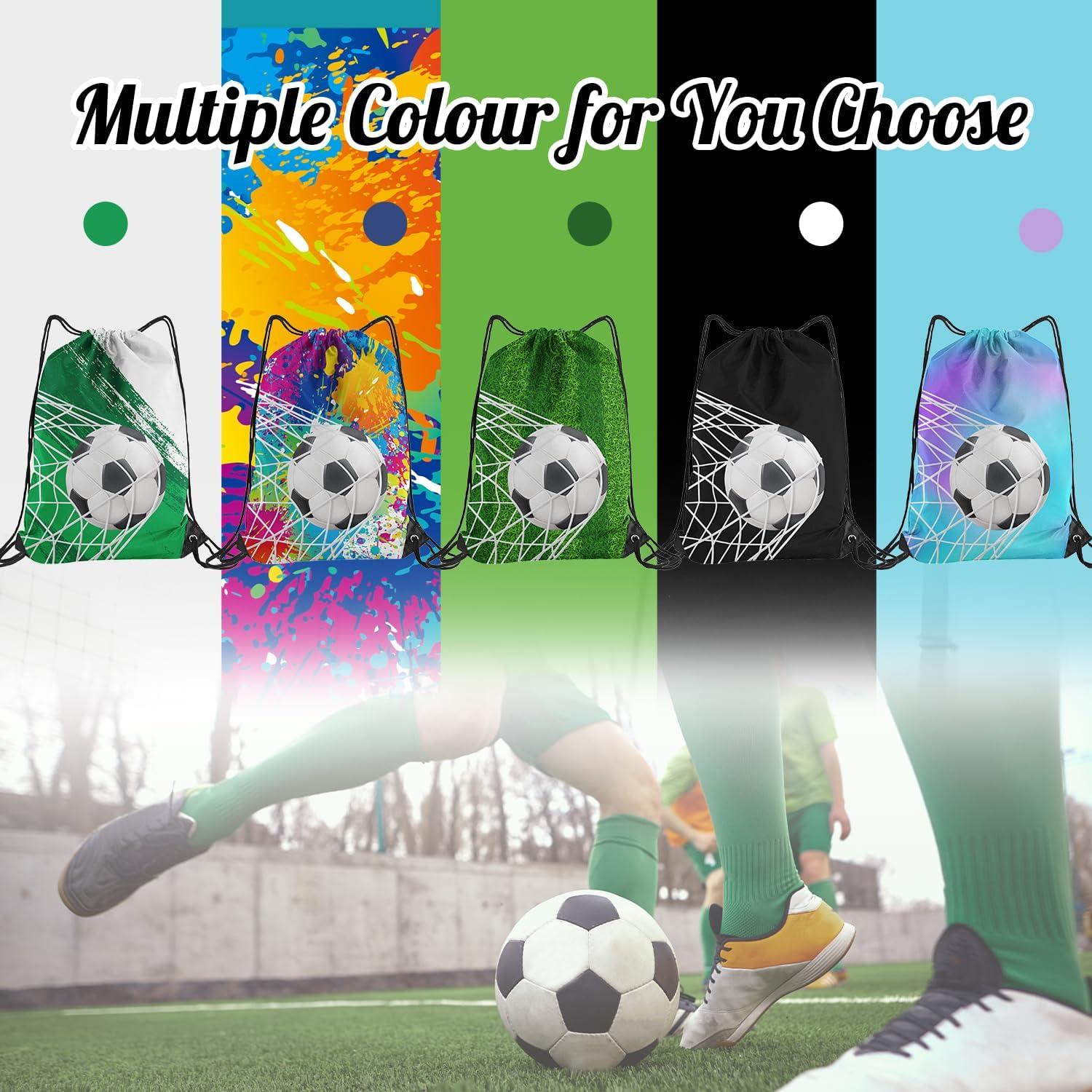 Mochila con cordón de fútbol HJKLONE 42x34 cm 30L