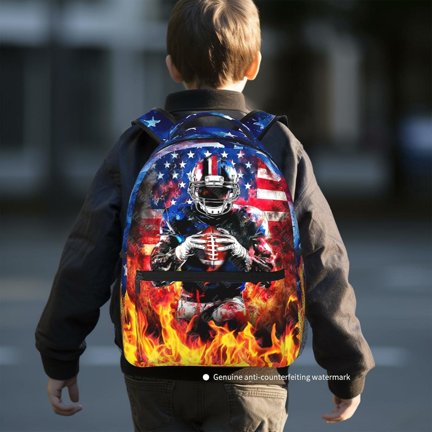 Mochila Escolar Deportiva para Niños 40x29x20cm - Unisex