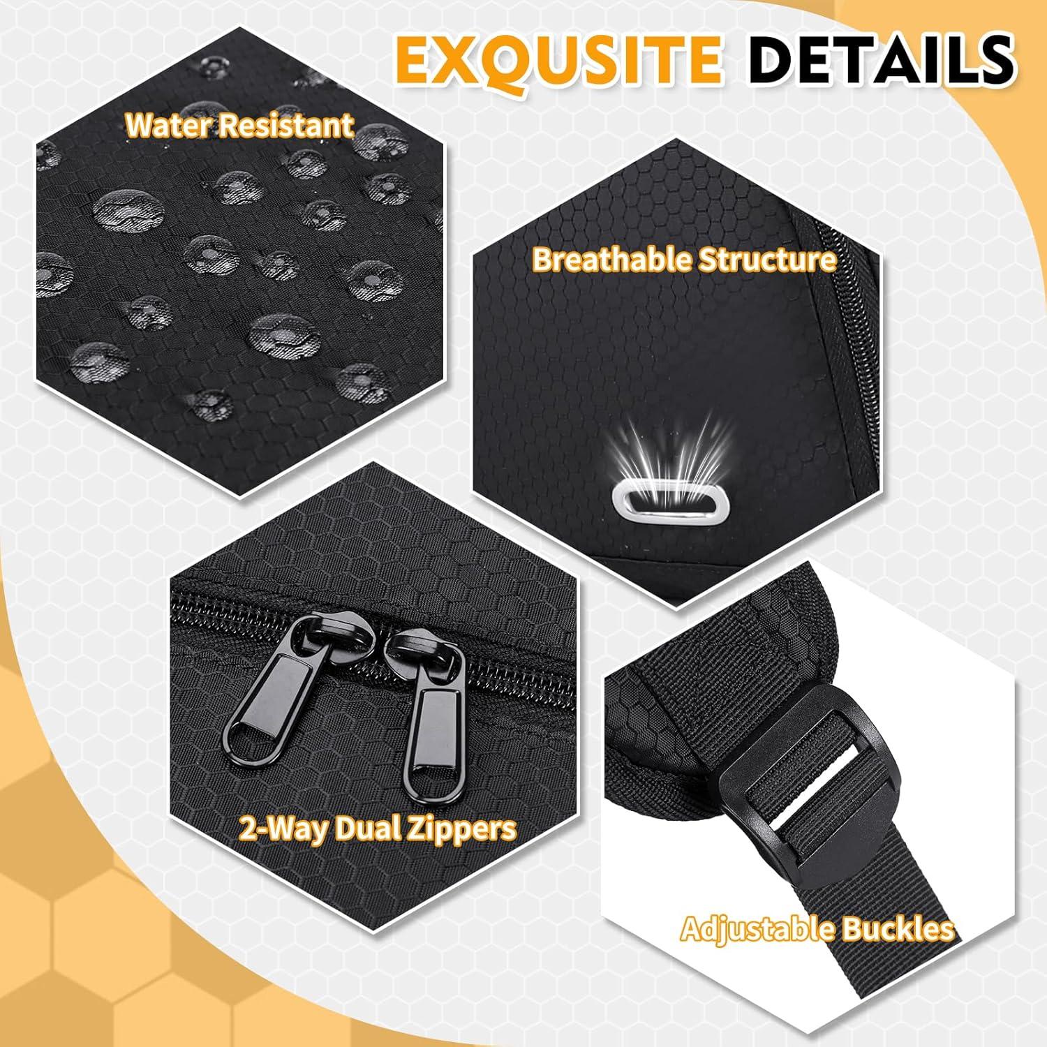 Mochila de Fútbol MUSEVOS Ms-1226-BK 32L Negra con Compartimentos