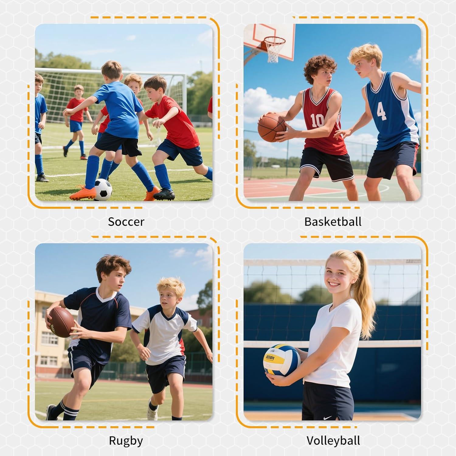 Mochila de Fútbol MUSEVOS Ms-1226-BK 32L Negra con Compartimentos