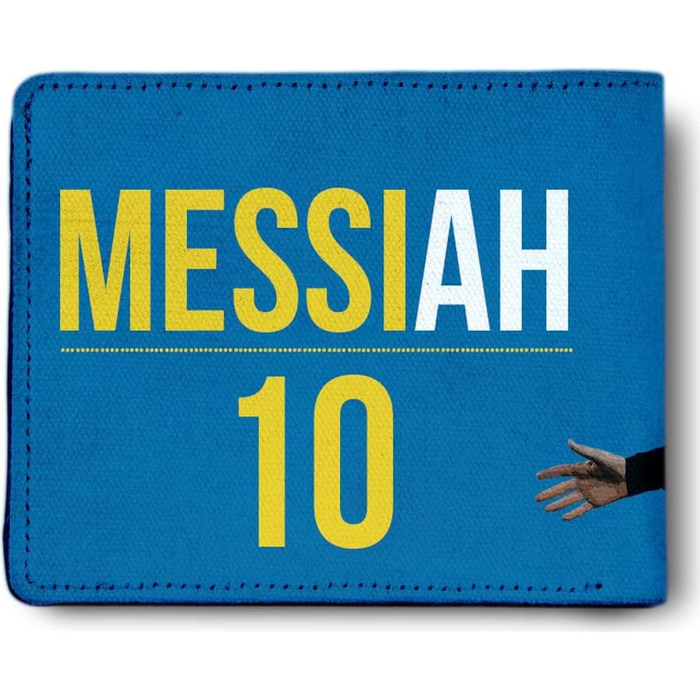 Cartera de PU Lionel Messi para Hombres y Niños - Bi-Fold