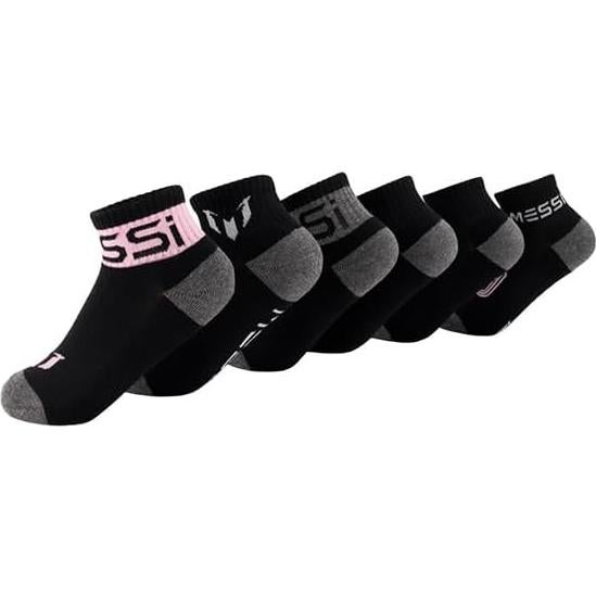 Calcetines de Tobillo Messi para Niños - Paquete de 6 Unidades