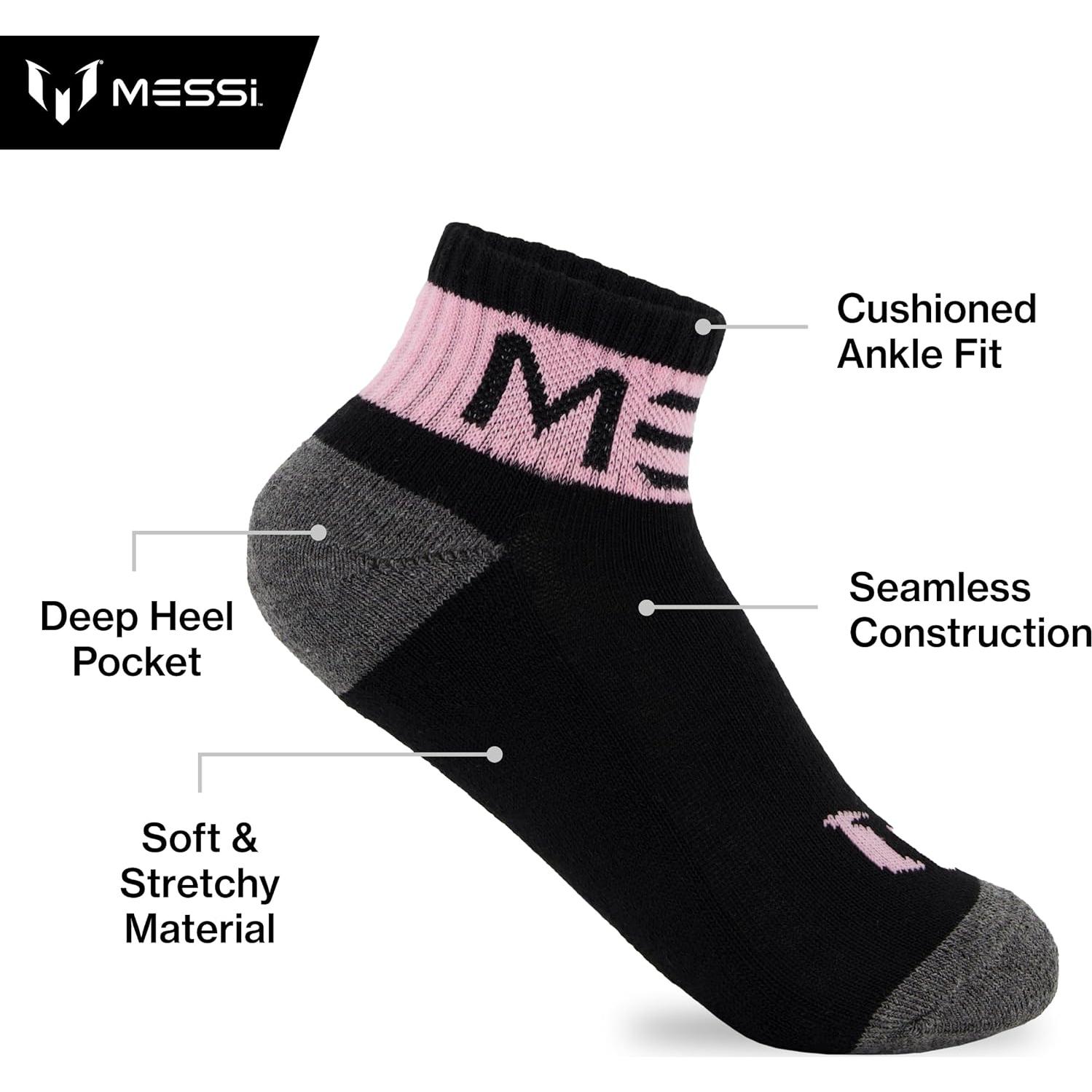Calcetines de Tobillo Messi para Niños - Paquete de 6 Unidades