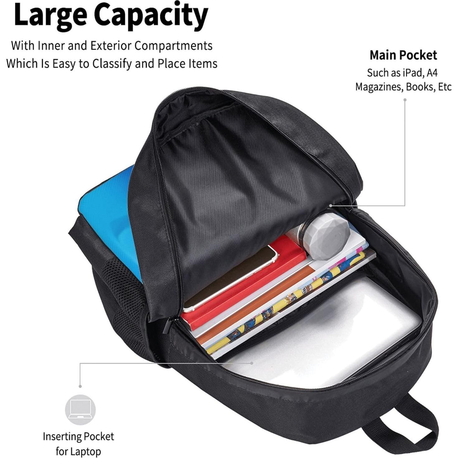 Mochila para Laptop LUJA DLING 16.5" Negra 9 Litros