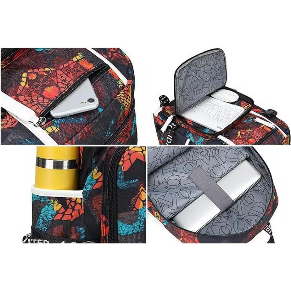 Mochila Multifuncional de Baloncesto Lona Resistente Azul Claro