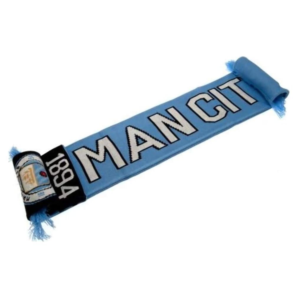 Bufanda de punto Manchester City FC 100% Acrílico 132 cm