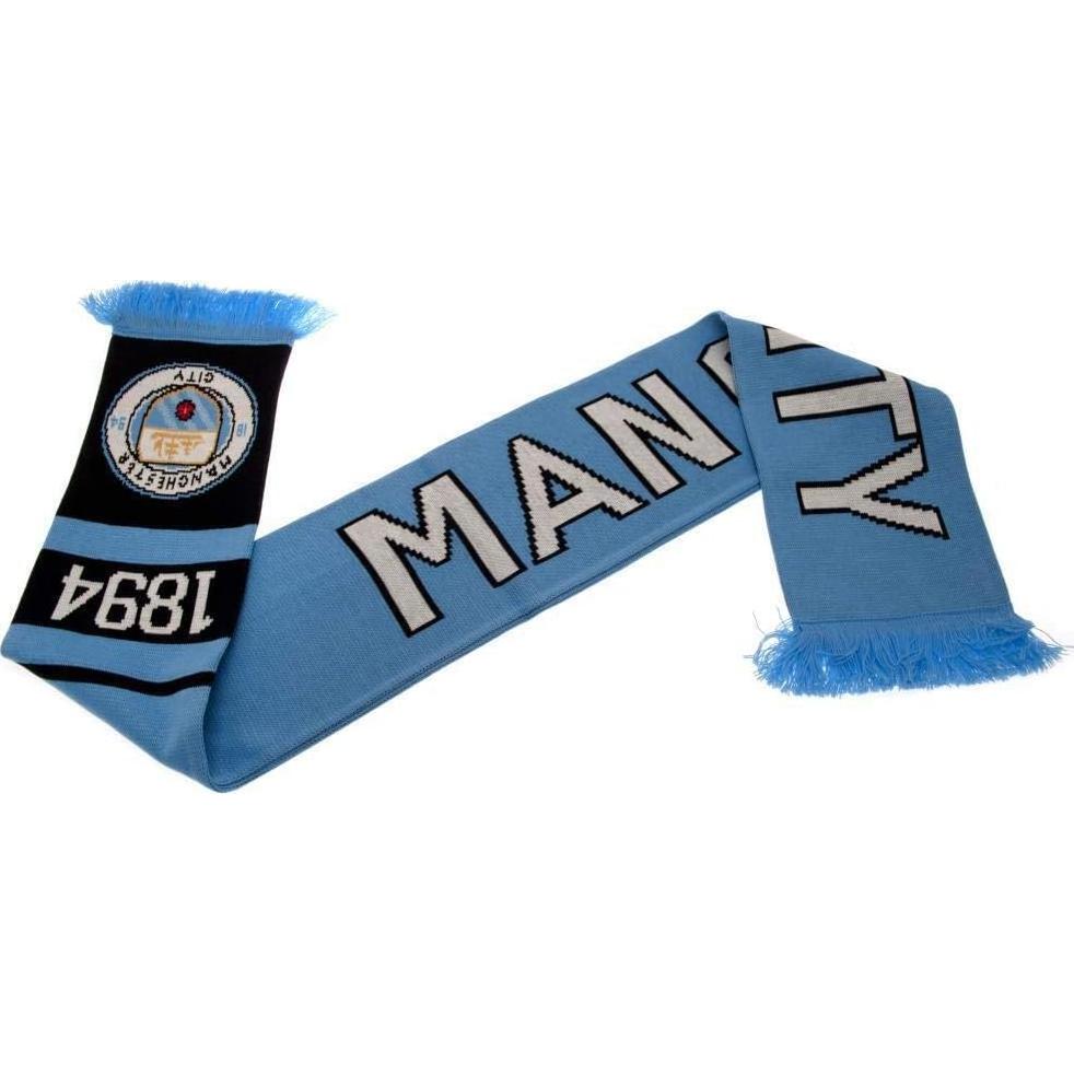 Bufanda de punto Manchester City FC 100% Acrílico 132 cm