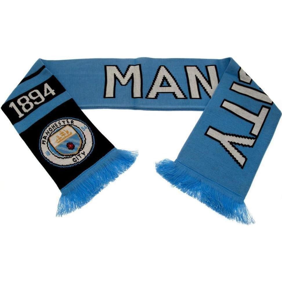 Bufanda de punto Manchester City FC 100% Acrílico 132 cm