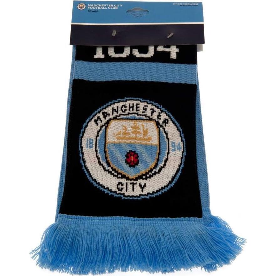 Bufanda de punto Manchester City FC 100% Acrílico 132 cm