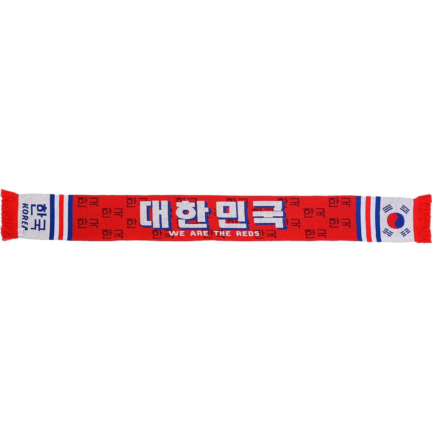 Bufanda de Fútbol Corea del Sur Euroscarves 145x18 cm