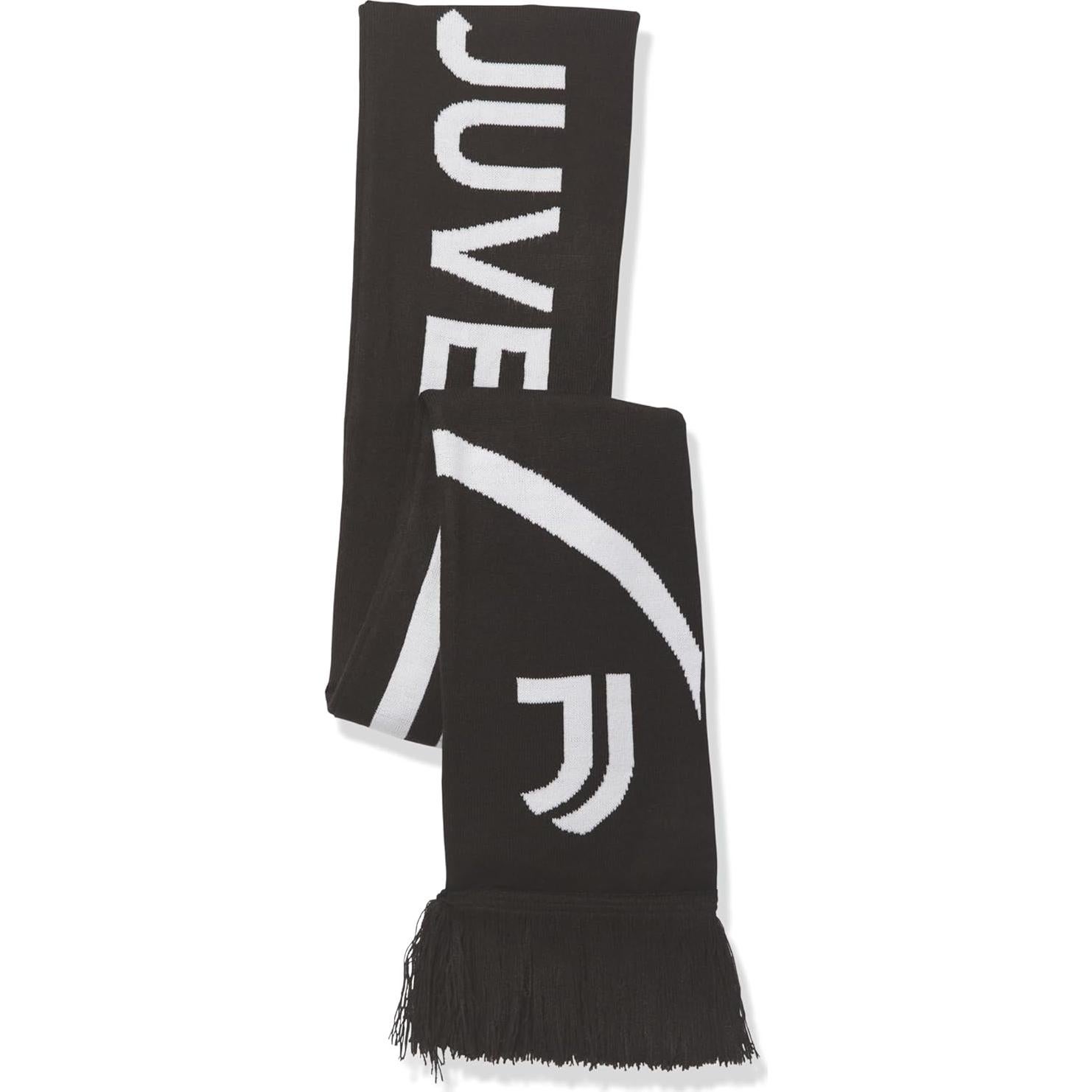 Bufanda Unisex Adulto Adidas Juventus Negra y Blanca