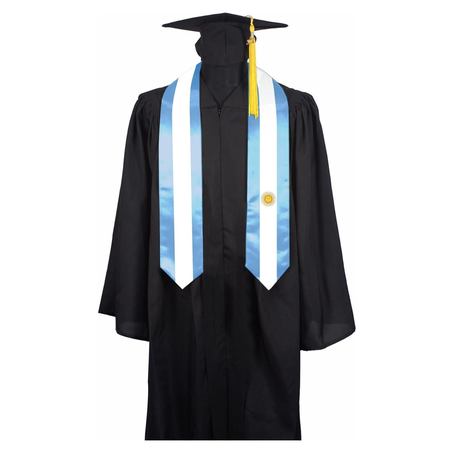 Estola de Graduación Argentina SECUNL 183x15cm Poliester