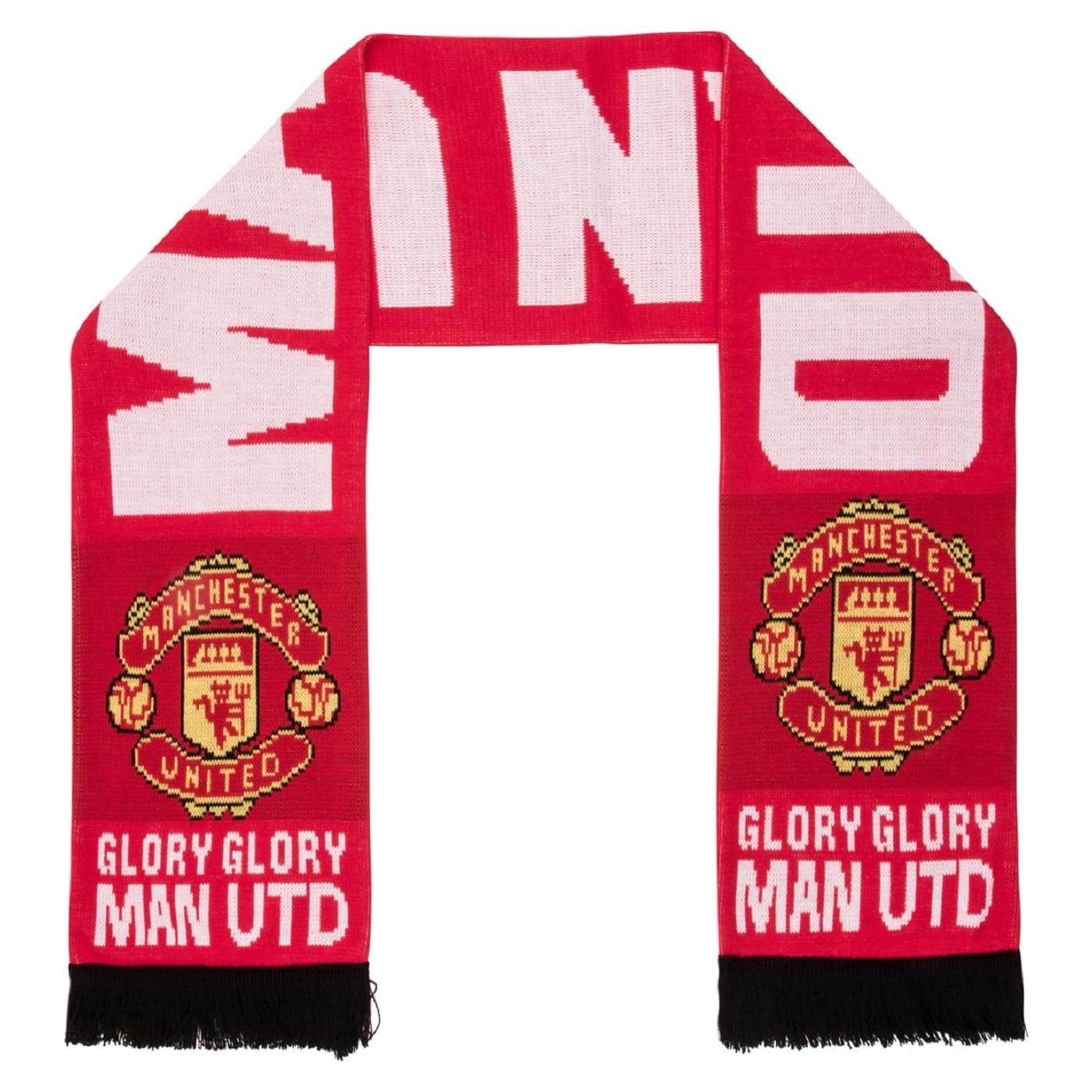 Bufanda Manchester United 'Glory Glory' Roja Unisex