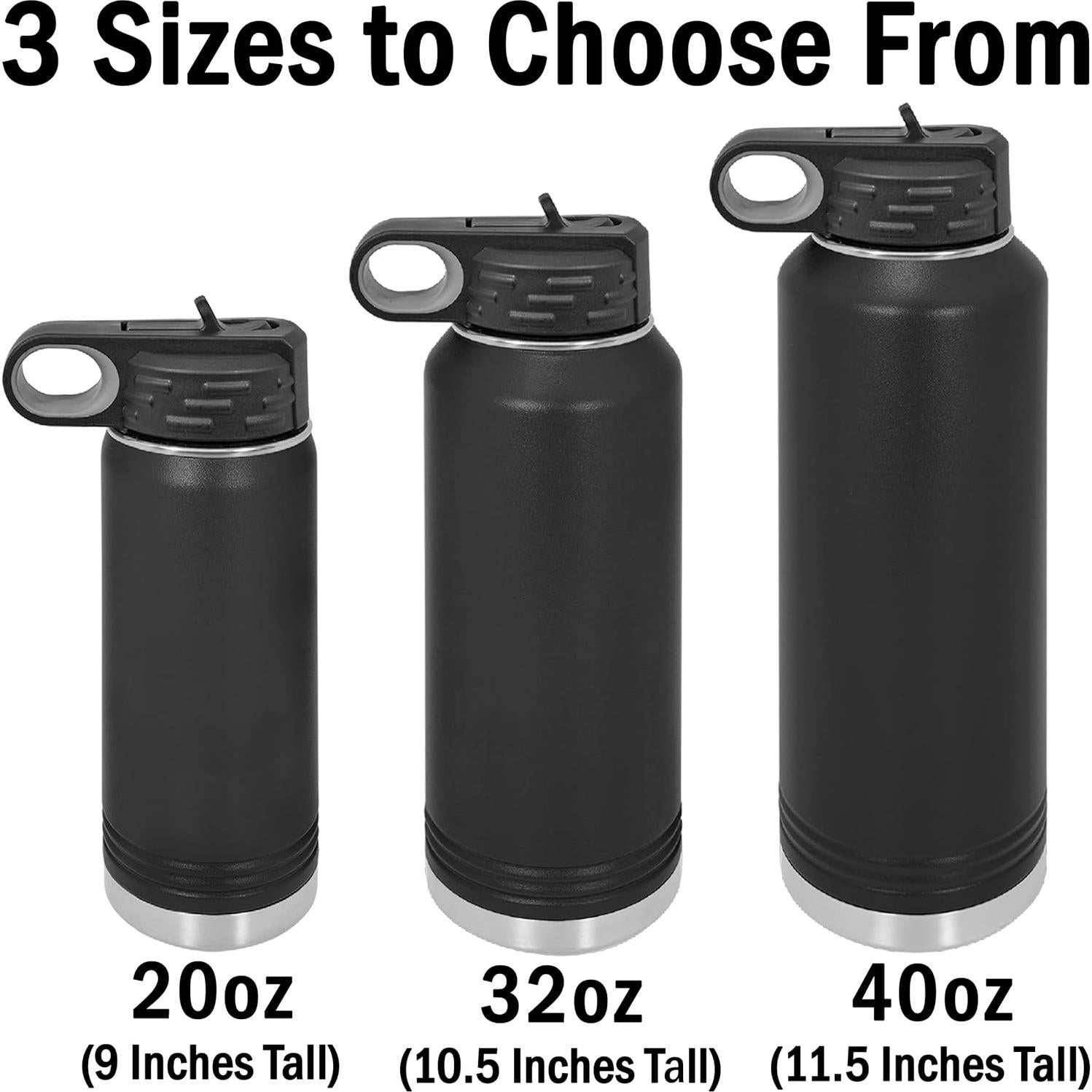 Botella de Agua Personalizada LaserGram 590ml Acero Inoxidable