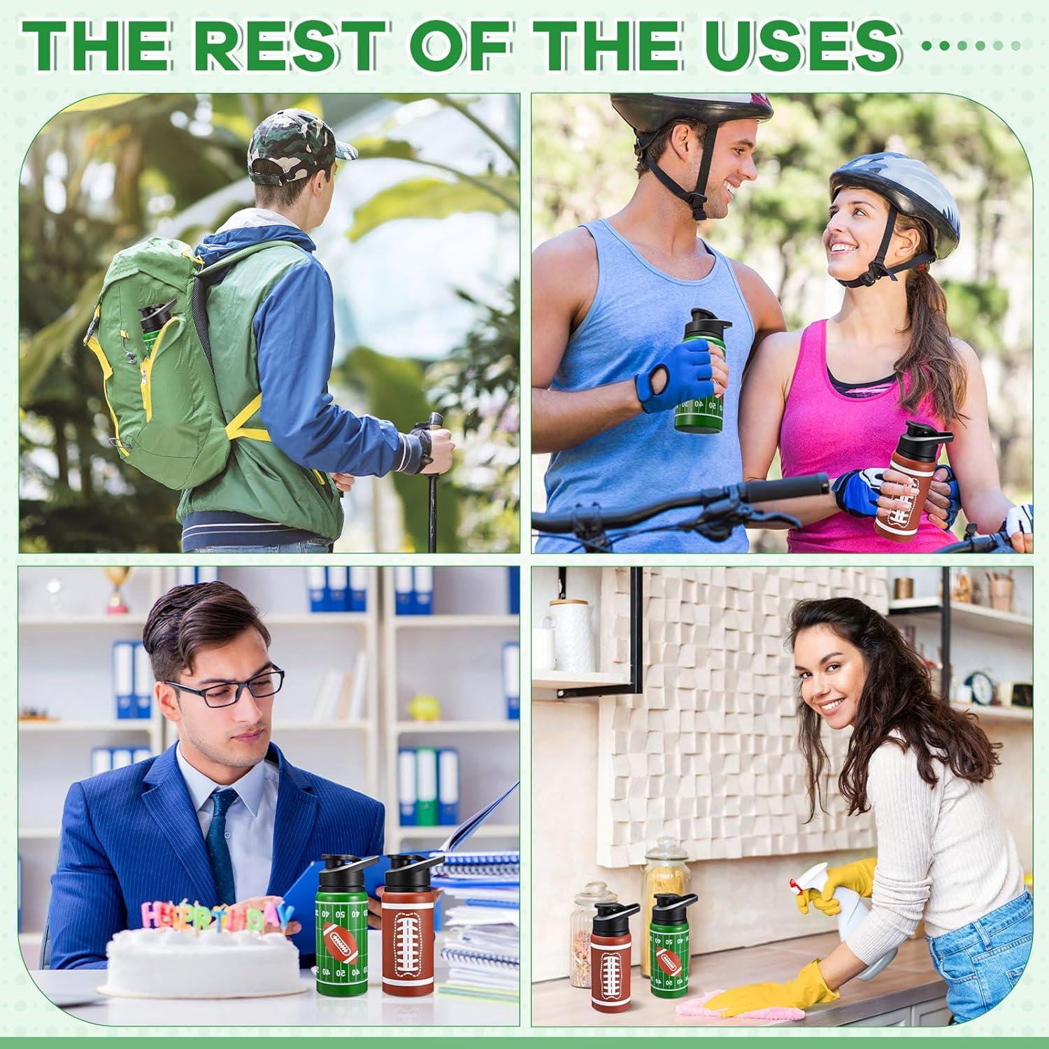 Botella de Agua Deportiva Skybooly 0.5L Aluminio Fútbol