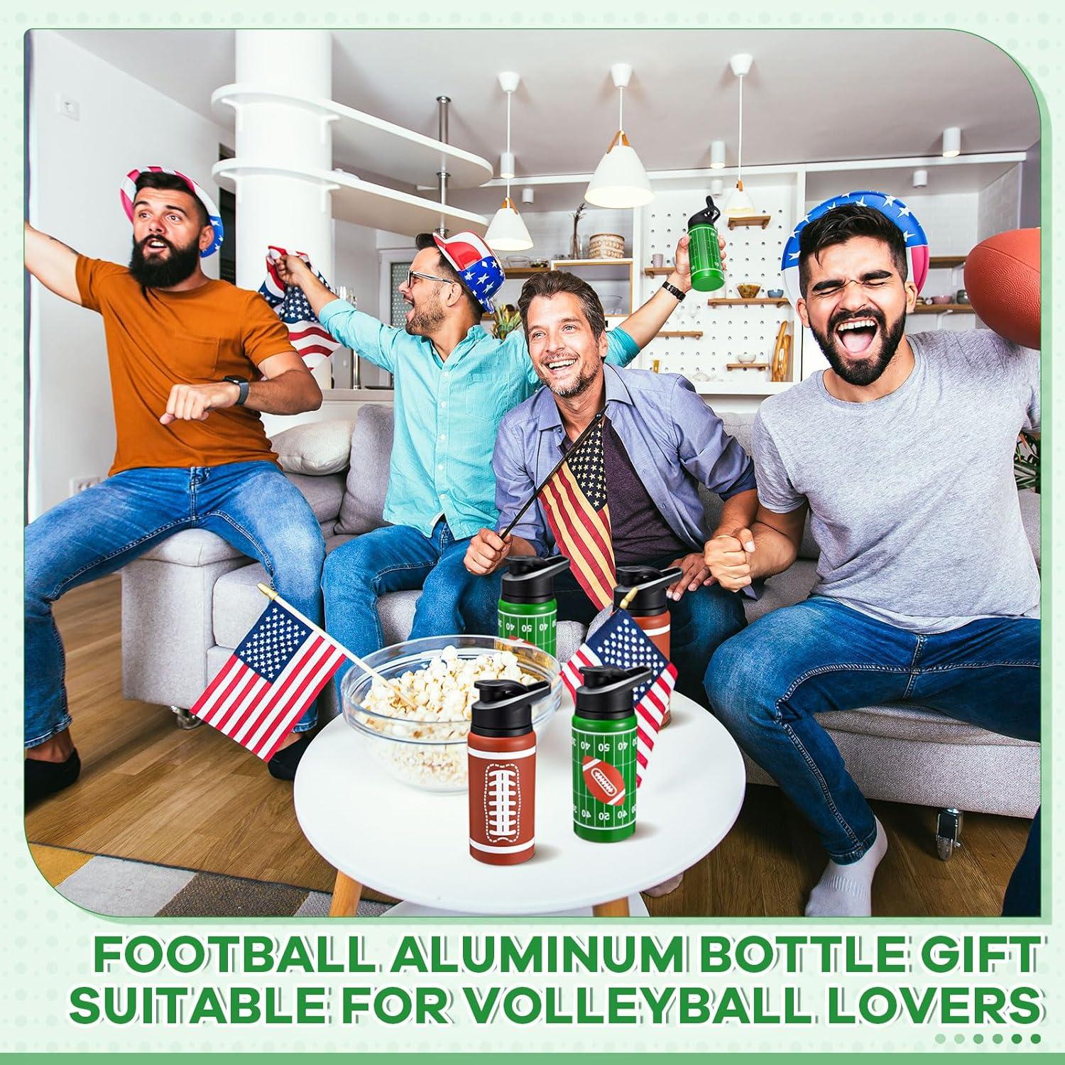 Botella de Agua Deportiva Skybooly 0.5L Aluminio Fútbol