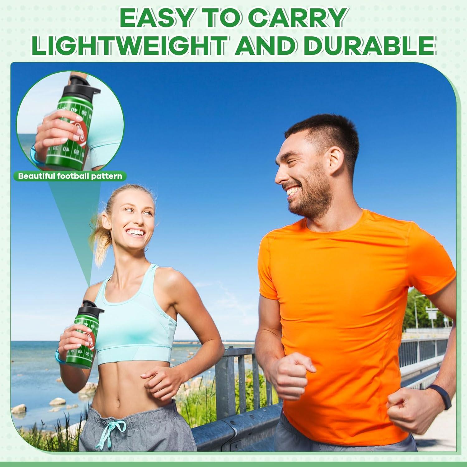 Botella de Agua Deportiva Skybooly 0.5L Aluminio Fútbol