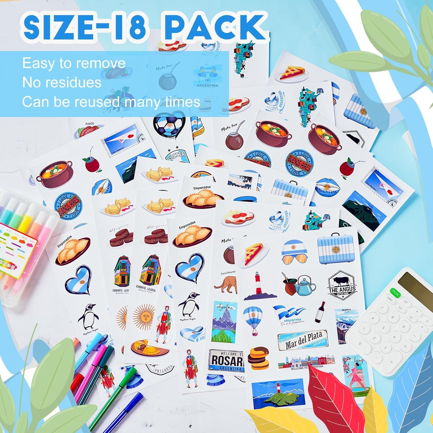 Stickers de Fútbol Argentina Maitys 282 Pcs Multicolor