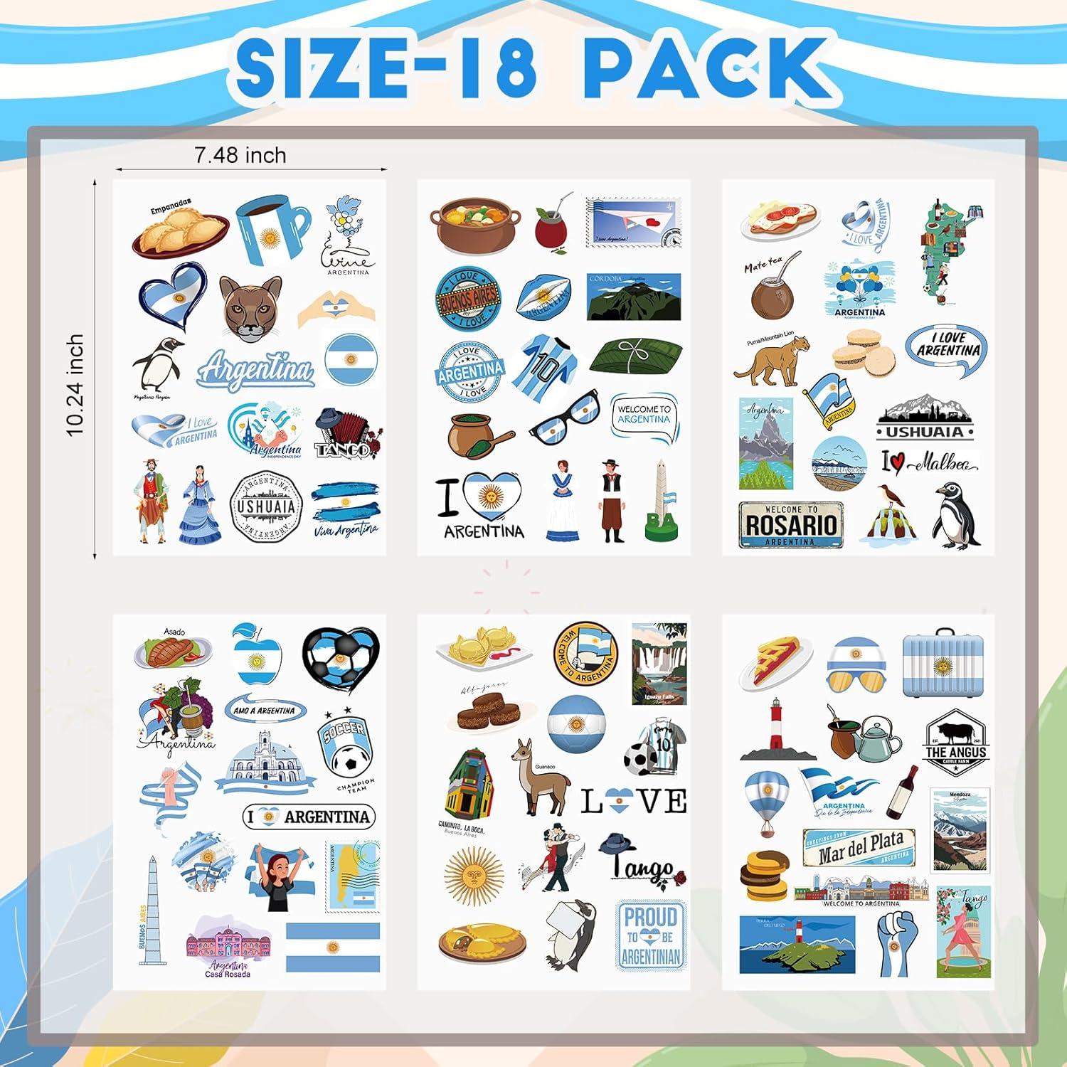 Stickers de Fútbol Argentina Maitys 282 Pcs Multicolor