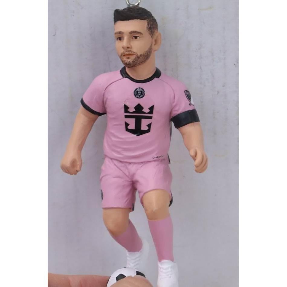 Adorno Navideño Inter Miami Lionel Messi 10.16 cm Resina