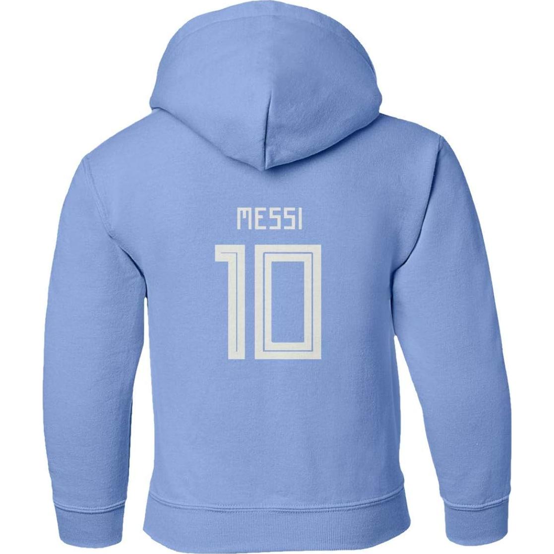 Sudadera con Capucha Unisex Niños Argentina #10 Messi 2021