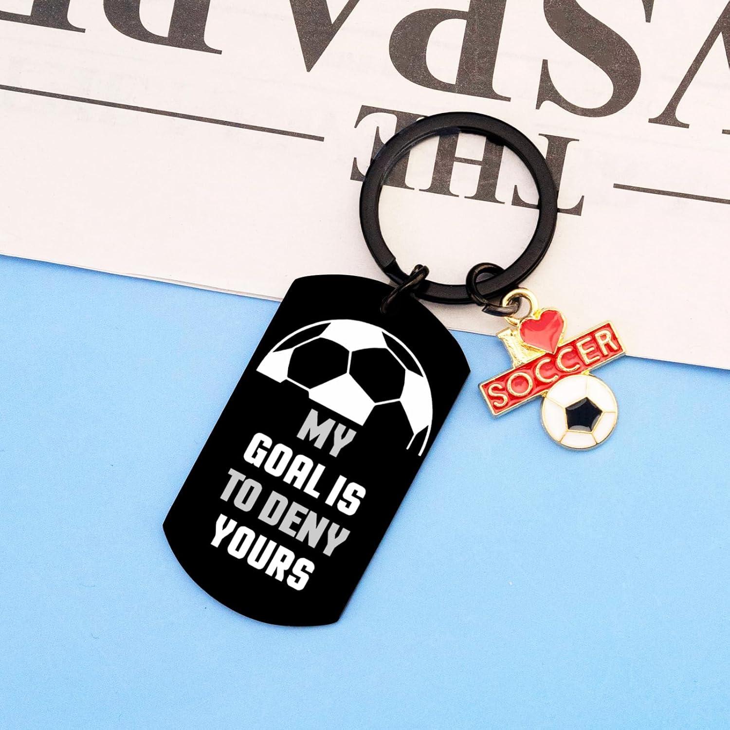 Llaveros de Fútbol Inspiradores para Adultos - Regalos de Navidad