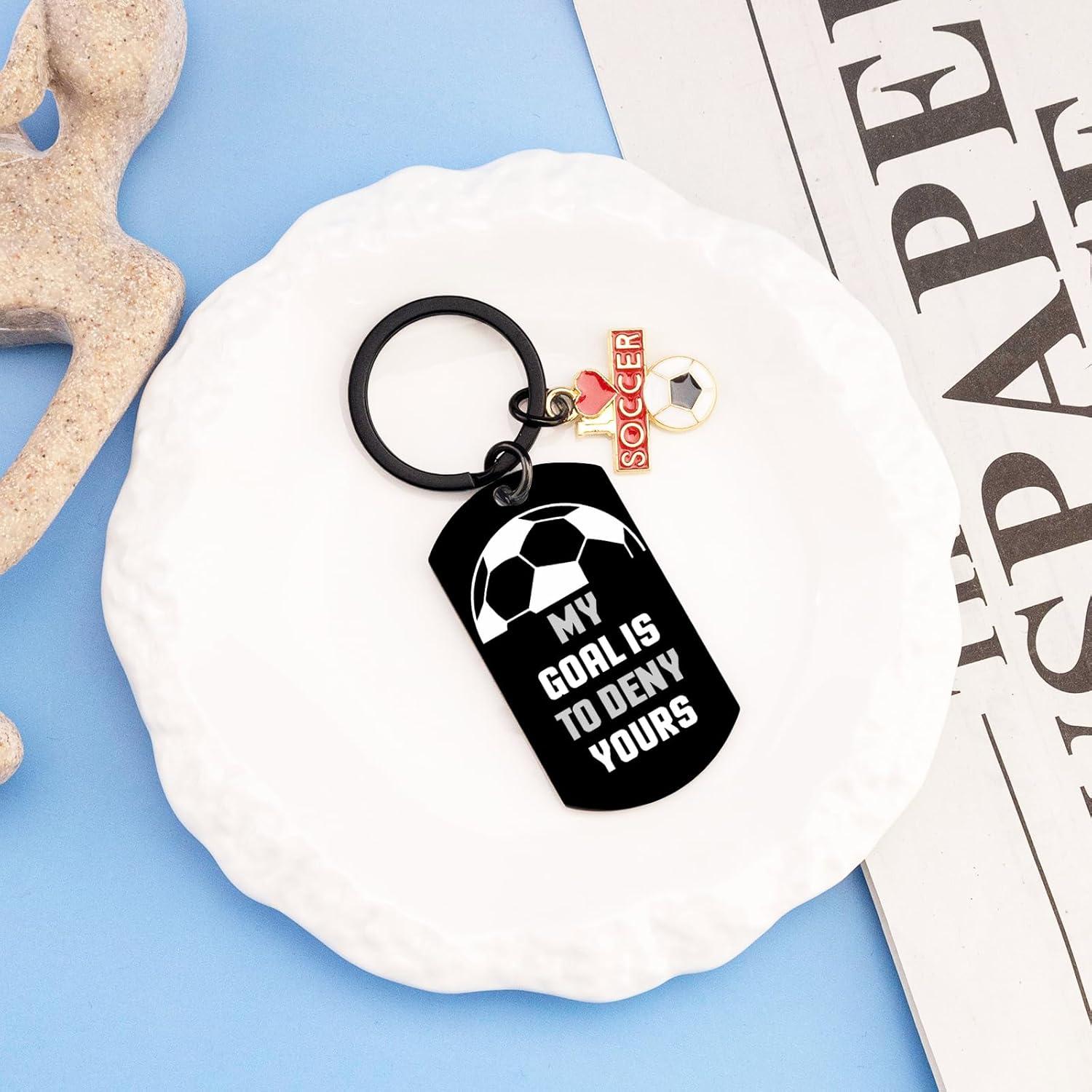 Llaveros de Fútbol Inspiradores para Adultos - Regalos de Navidad