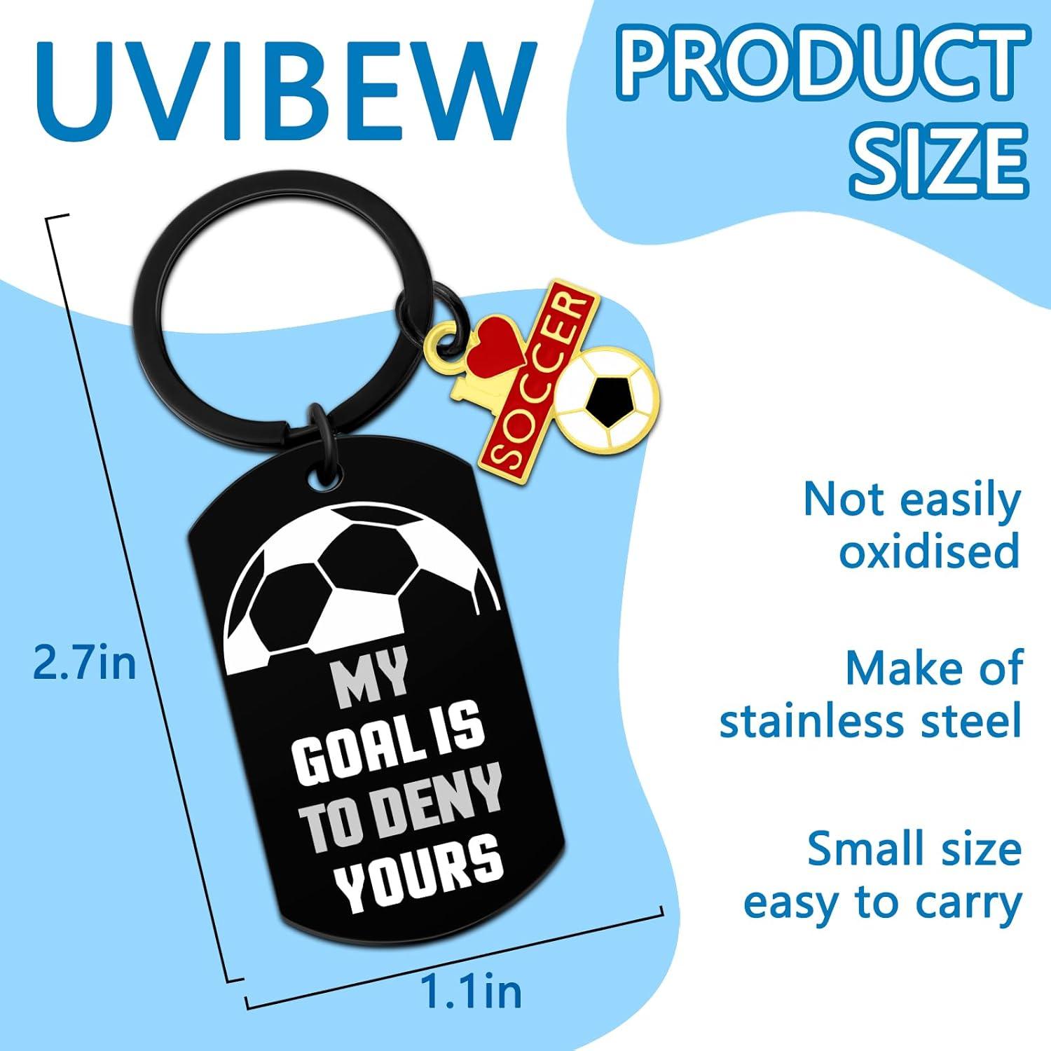 Llaveros de Fútbol Inspiradores para Adultos - Regalos de Navidad