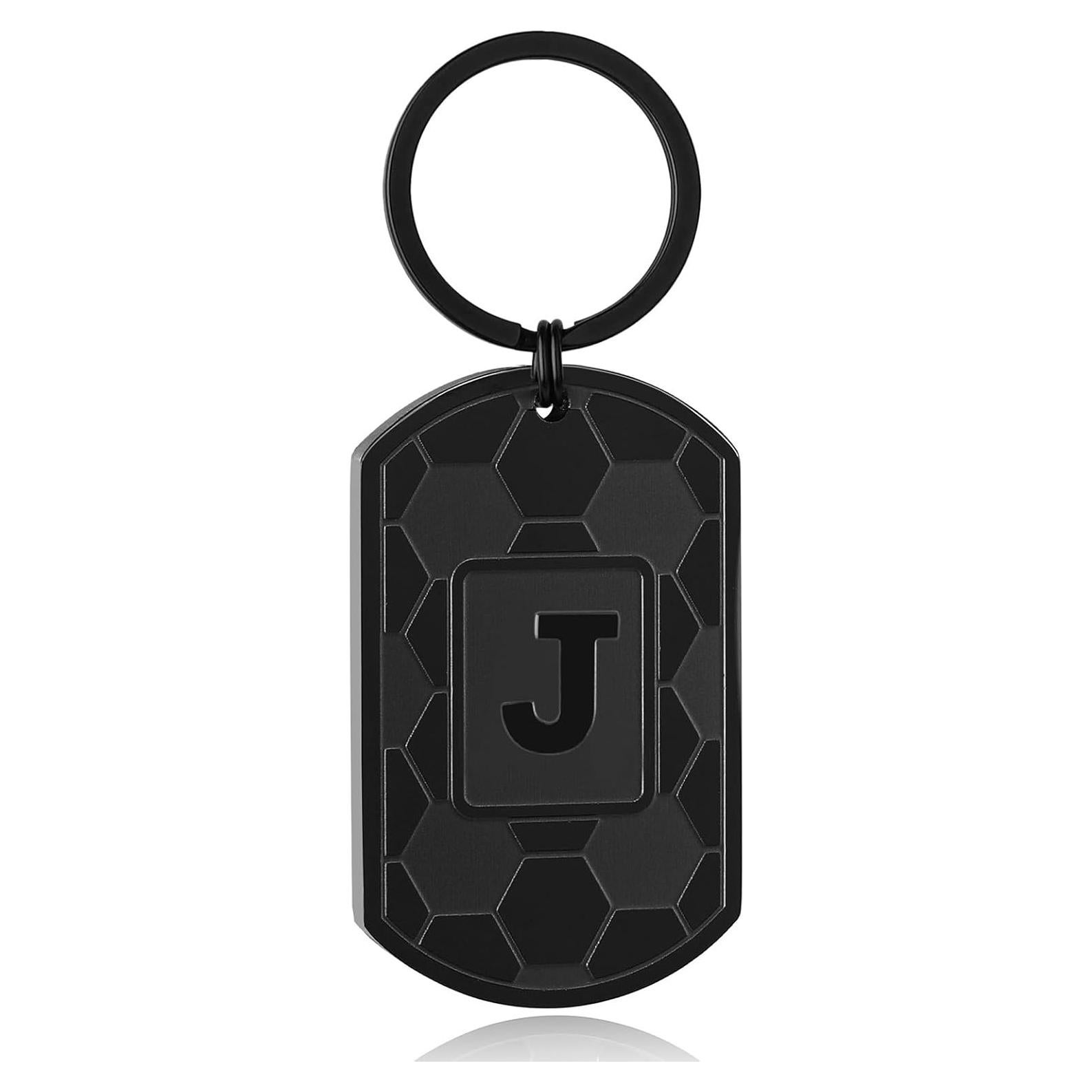 Llavero de Fútbol Personalizado para Hombres - Acero Inoxidable