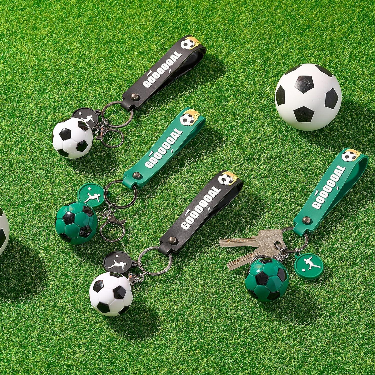 6 Llaveros de Fútbol Decorativos Equsion - Regalos para Eventos