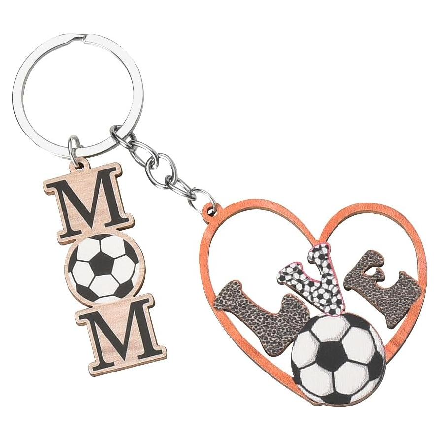 Llavero de Balón de Fútbol YALLNASL 3 cm para Mamá