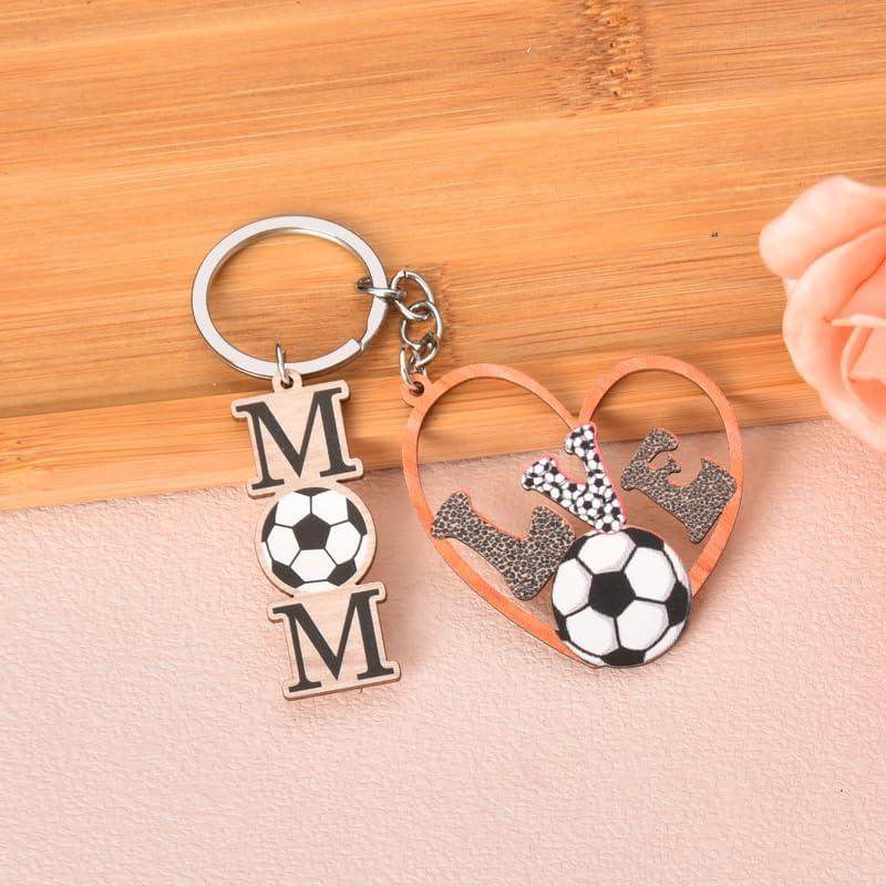 Llavero de Balón de Fútbol YALLNASL 3 cm para Mamá