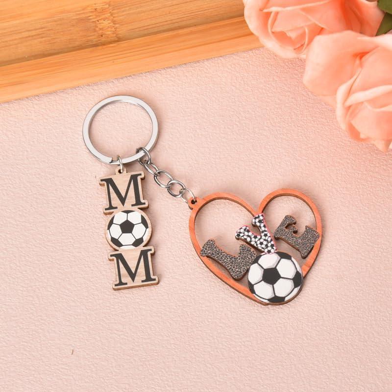 Llavero de Balón de Fútbol YALLNASL 3 cm para Mamá