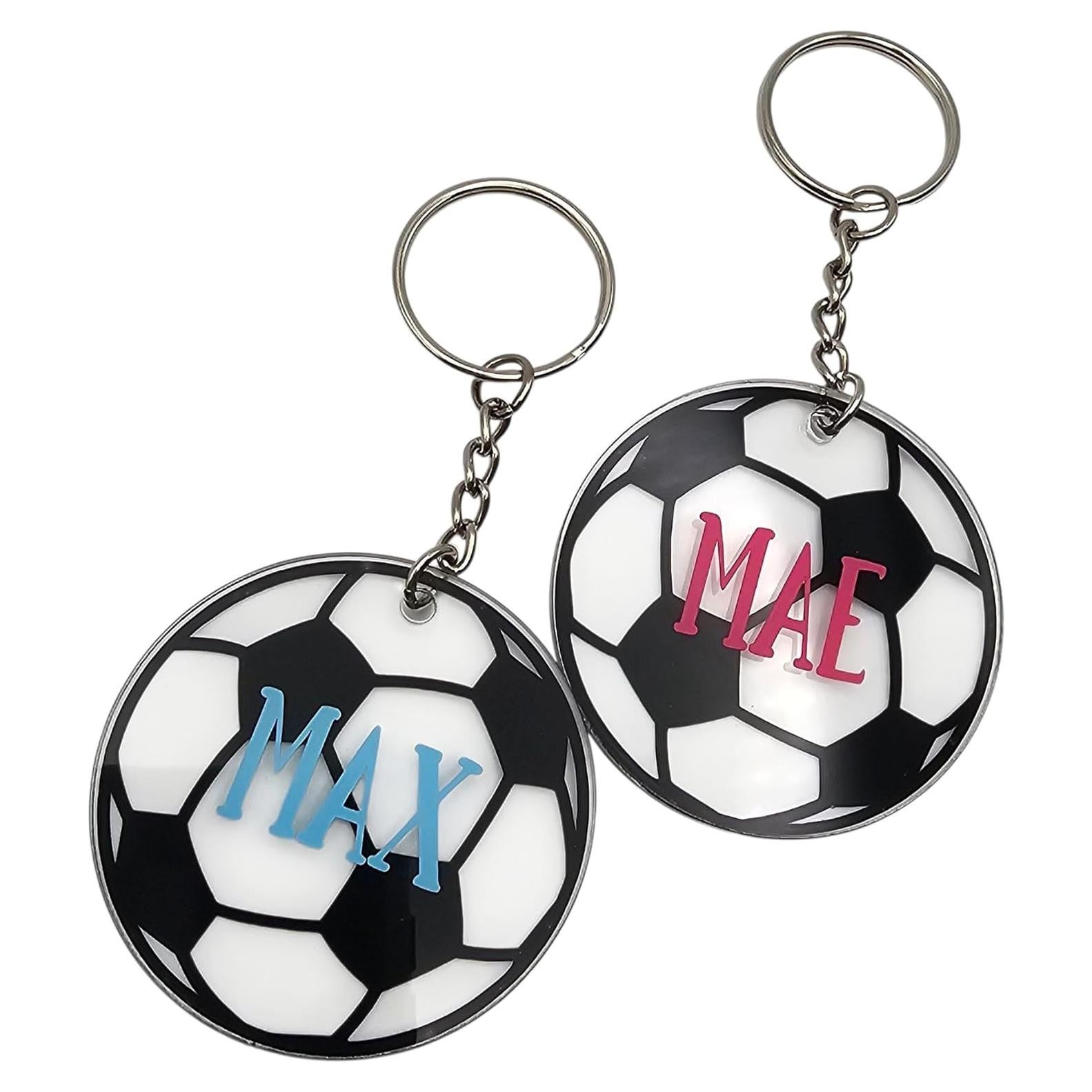 Llaveros Personalizados de Fútbol Tsunamie - 6.35 cm