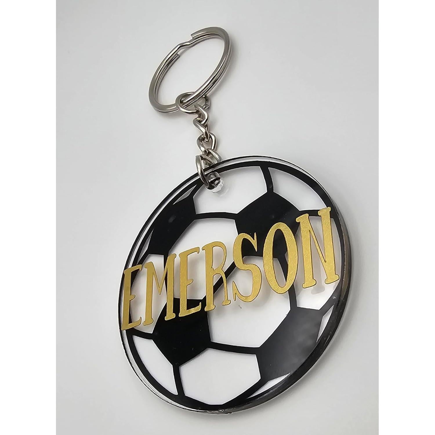 Llaveros Personalizados de Fútbol Tsunamie - 6.35 cm