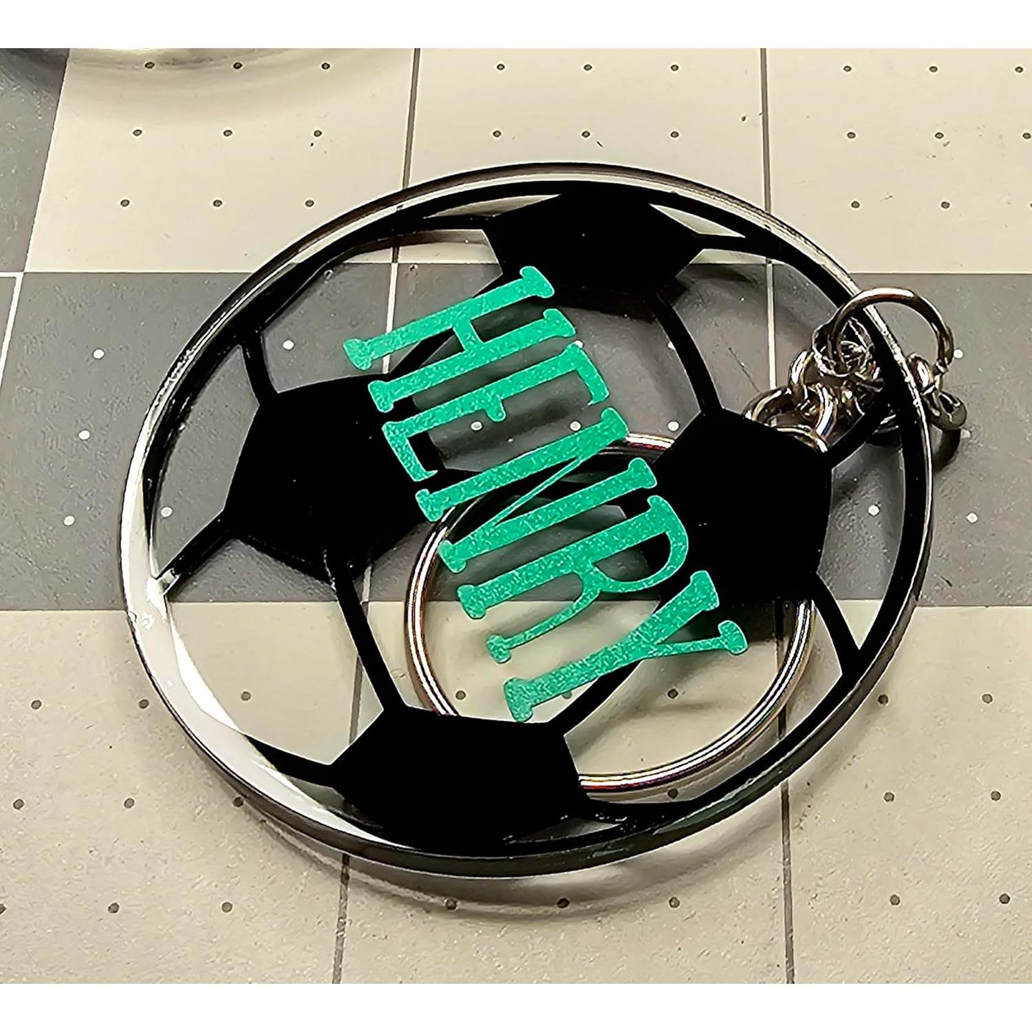 Llaveros Personalizados de Fútbol Tsunamie - 6.35 cm