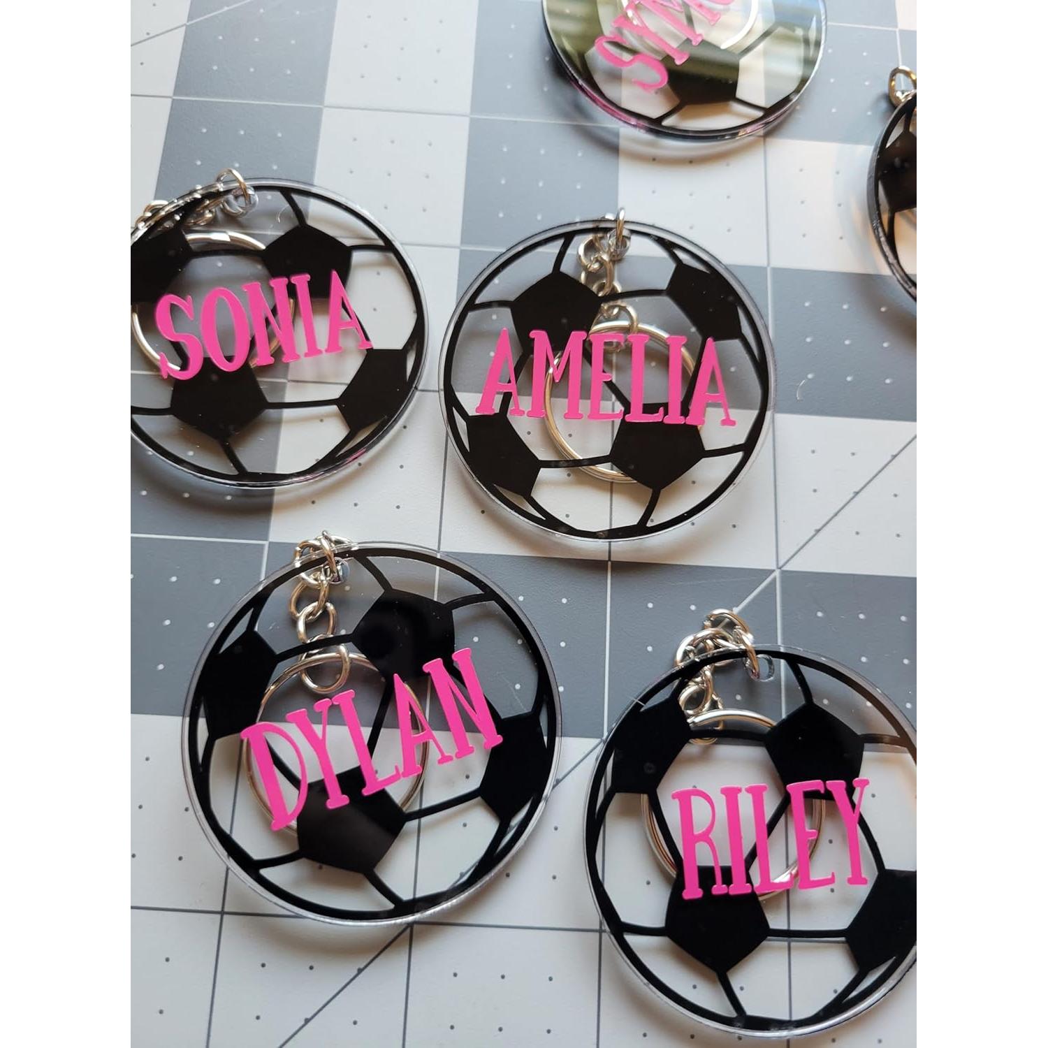 Llaveros Personalizados de Fútbol Tsunamie - 6.35 cm