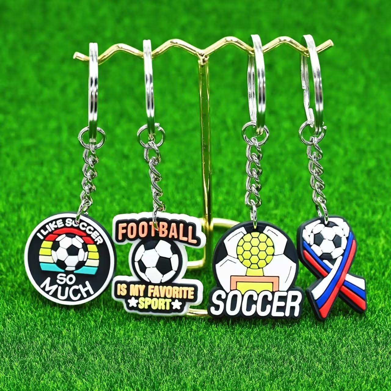 Llavero Personalizado Gibleitz 50PCS Fútbol Fiesta Cumpleaños