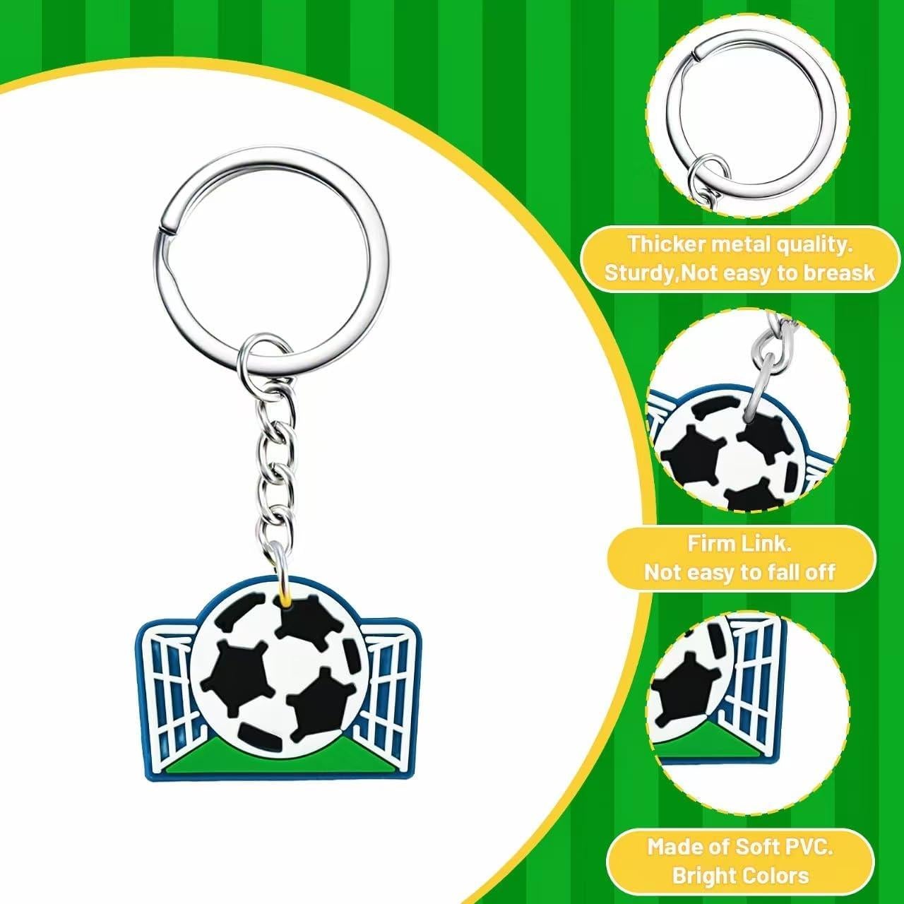 Llavero Personalizado Gibleitz 50PCS Fútbol Fiesta Cumpleaños