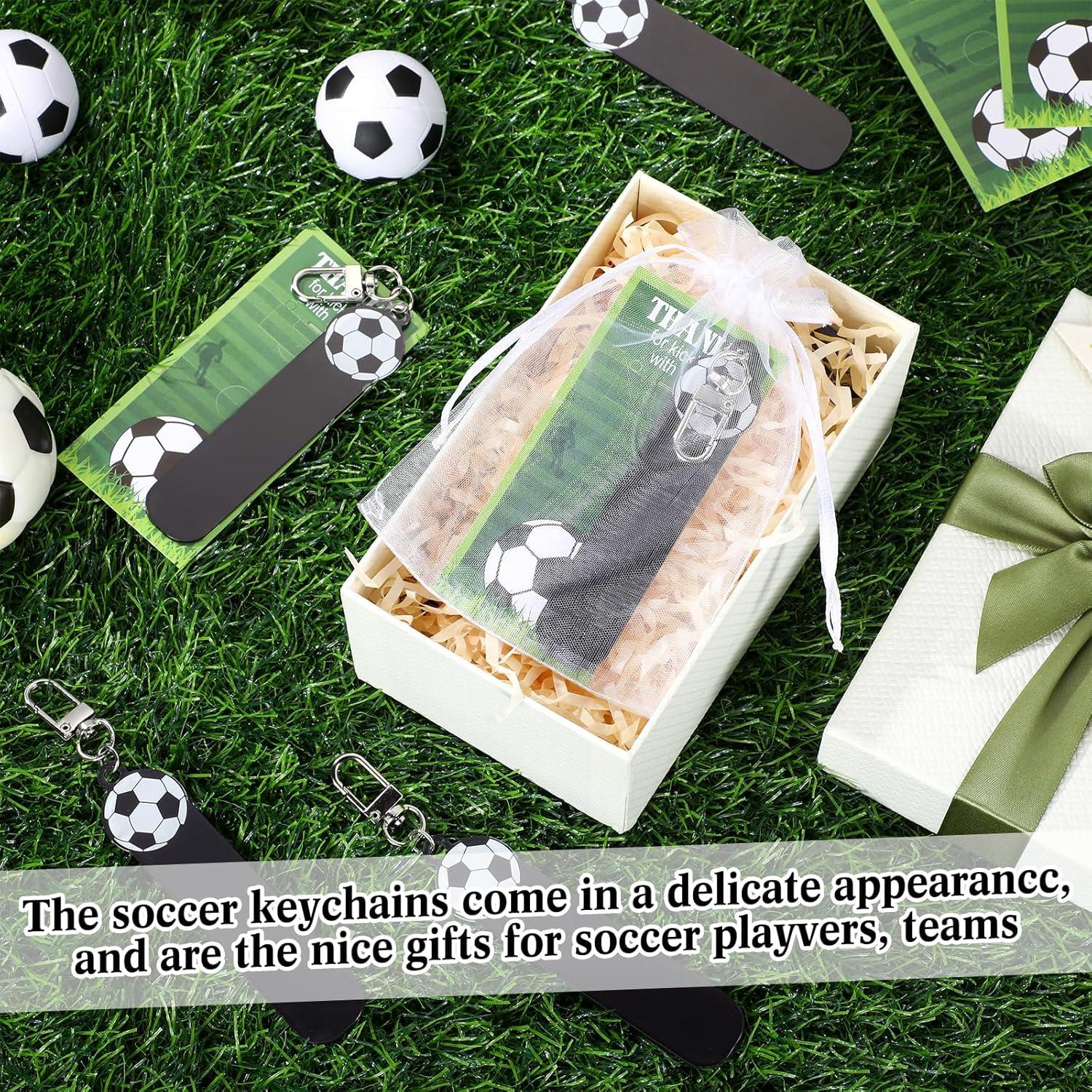 Juego de Llaveros de Fútbol HyDren - 18 Piezas DIY con Bolsas