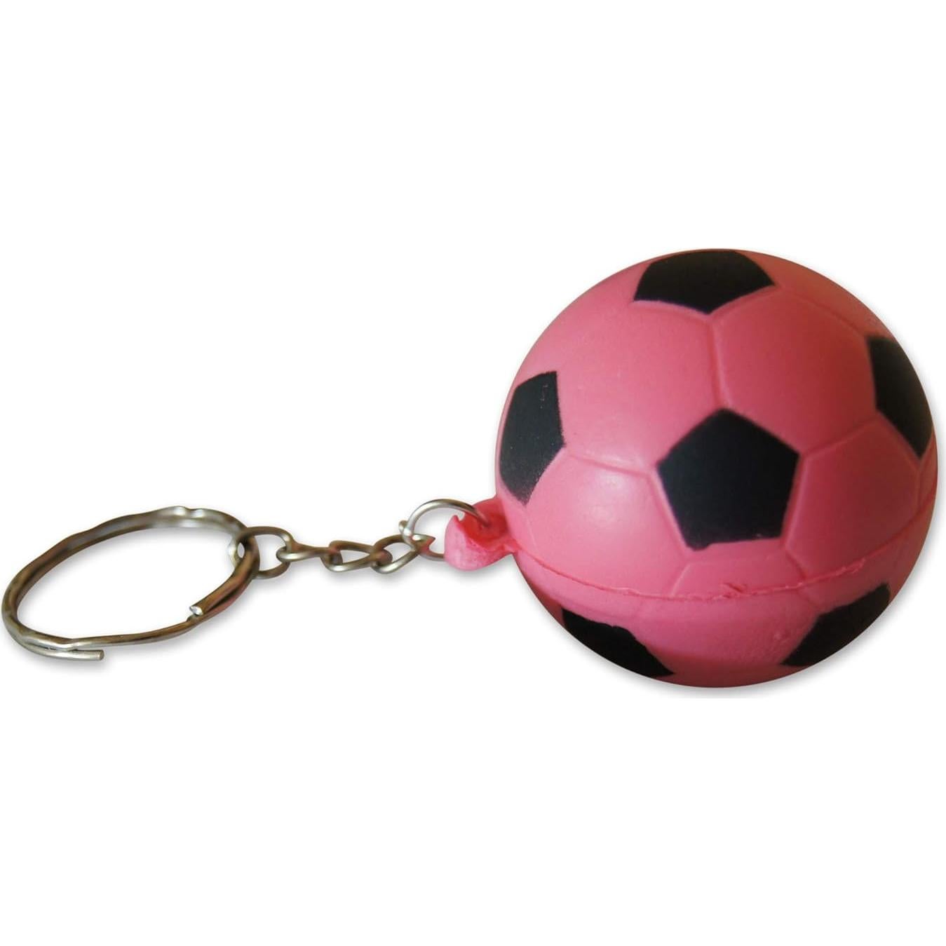 Llavero de Fútbol Rosa Novel Merk - 12 Piezas para Fiesta