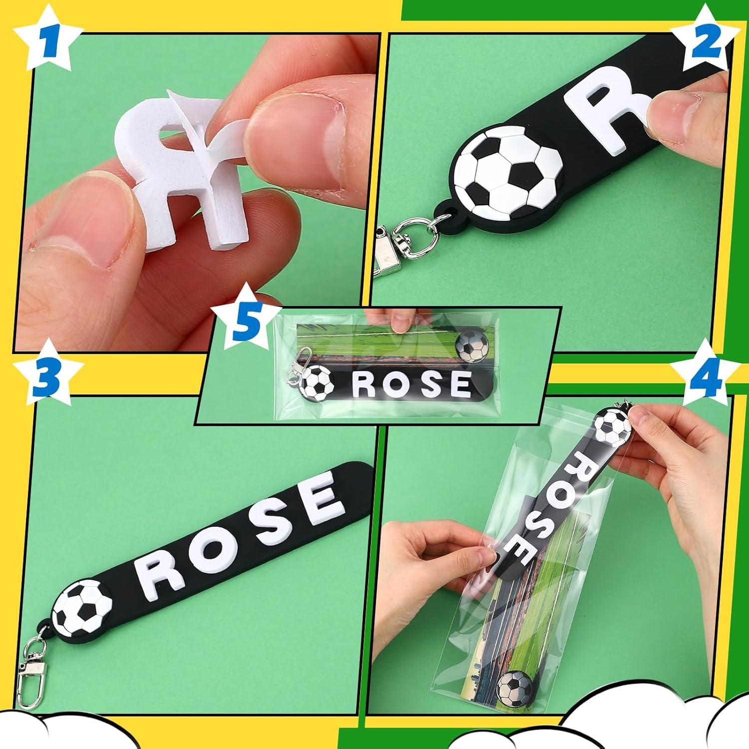 Llavero Personalizado de Fútbol Landical - 6 Piezas DIY