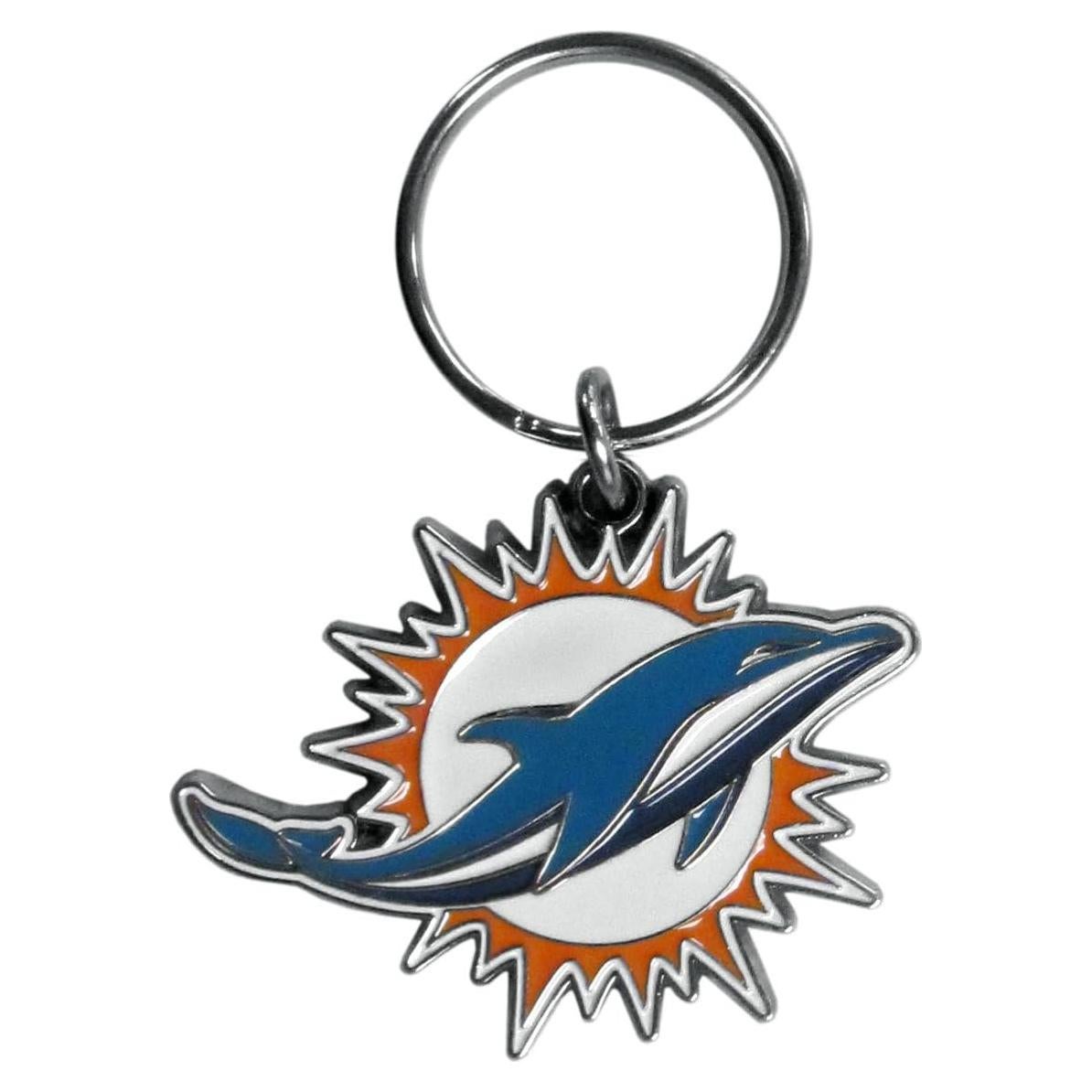 Llave de Cromo Esmaltada NFL Siskiyou Dolphins Miami