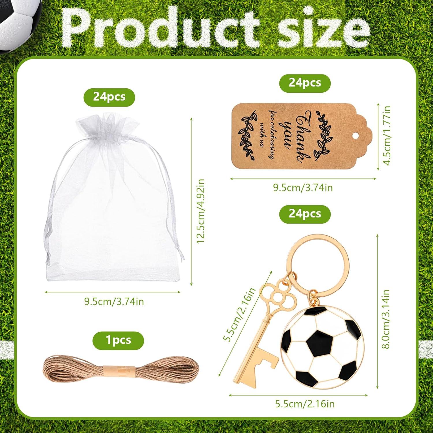 Set 24 Abrebotellas Llavero Fútbol VZCBZC con Regalo